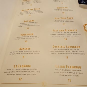 Curio Bistro - Drinks! - Cajun/Creole Near Me - New Orleans, Louisiana
