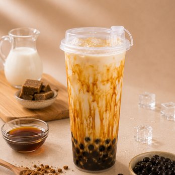 Dumpling & Co - Brown Sugar Fresh Milk with Boba - Dim Sum Near Me - Upland, California Dumpling & Co - Brown Sugar Fresh Milk with Boba - Dim Sum Near Me - Upland, California