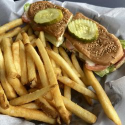 Slim Jim and fries