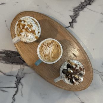 Salt + Honey Bakery Café - An espresso flight - Desserts Near Me - El Paso, Texas Salt + Honey Bakery Café - An espresso flight - Desserts Near Me - El Paso, Texas