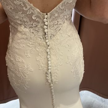 Tailored In White - Also at initial pick up appointment where buttons didn't match and were too close. - Sewing & Alterations Near Me - Portland, Oregon