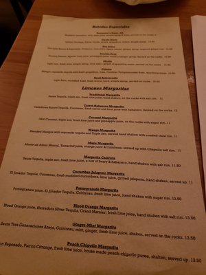 Menu photo 7 Limones Restaurant Asheville, NC