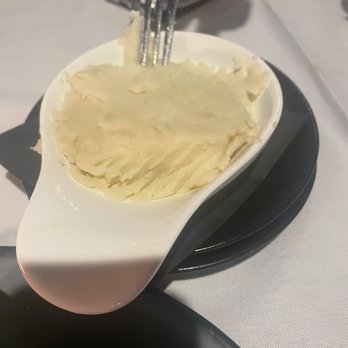 Michael's Cafe - Weirdly textured mashed potatoes that took really long to come out. - American Near Me - Timonium, Maryland