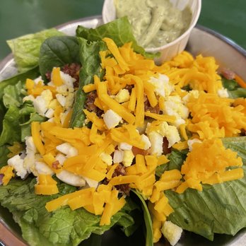 Rodeo Goat - Rodeo Side Salad with avocado ranch dressing - Burgers Near Me - Houston, Texas Rodeo Goat - Rodeo Side Salad with avocado ranch dressing - Burgers Near Me - Houston, Texas