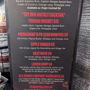 Gracious Pig Smokehouse - Menu - Barbeque Near Me - Surfside Beach, South Carolina