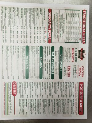 Menu photo 7 Carlucci's Pizza Grand Rapids, MI