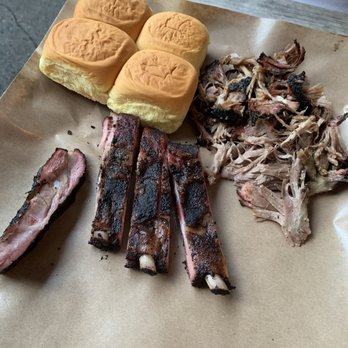 Fette Sau - Chewy Duroc St. Louis Pork Ribs :( and Duroc Pulled Pork (excellent!) - Barbeque Near Me - Brooklyn, New York Fette Sau - Chewy Duroc St. Louis Pork Ribs :( and Duroc Pulled Pork (excellent!) - Barbeque Near Me - Brooklyn, New York