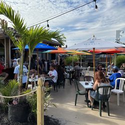 Harpoons on the Bay - Patio off of the back parking lot