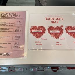 Valentine's Day sale and their membership packages.