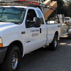 RICH'S SEAMLESS GUTTERS - Rich's Seamless Gutter truck.