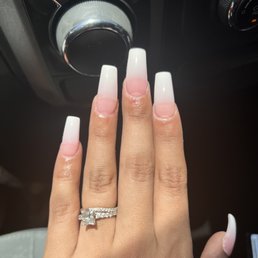 Square tapered ombré (med/long)