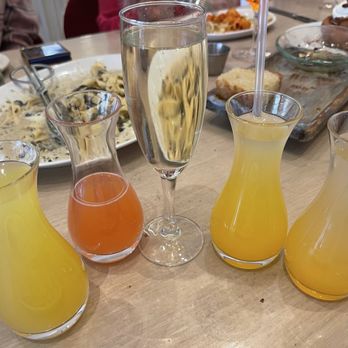 Bottiglia - Choices of fruit juices for your mimosa - Italian Near Me - Henderson, Nevada