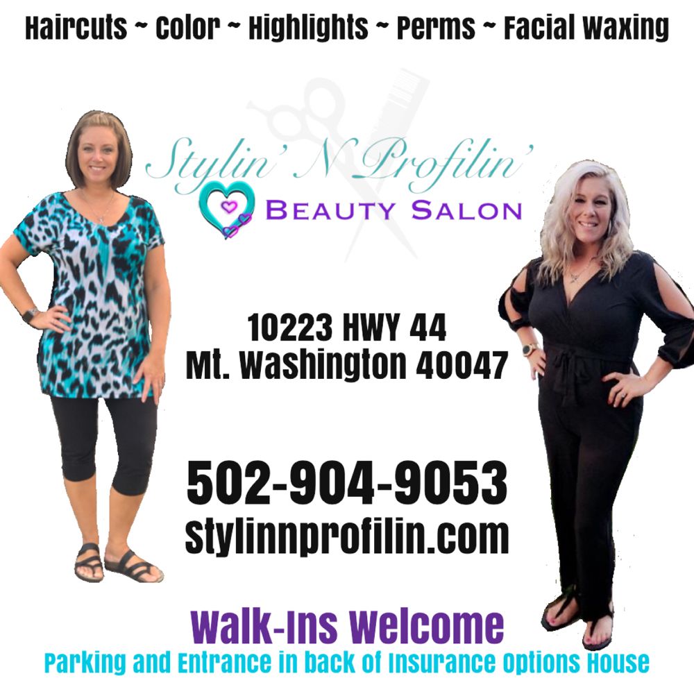 Stylin’ N Profilin’ Beauty Salon Logo