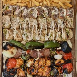 Al Awael Restaurant - Custom tray! Includes shawarma wraps