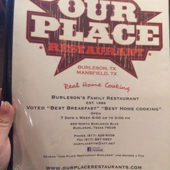 Our Place Restaurant - American Near Me - Burleson, Texas Our Place Restaurant - American Near Me - Burleson, Texas