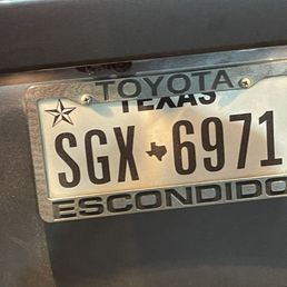 License plate of Bad UBER driver in San Antonio Texas License plate of Bad UBER driver in San Antonio Texas