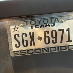 Uber - License plate of Bad UBER driver in San Antonio Texas