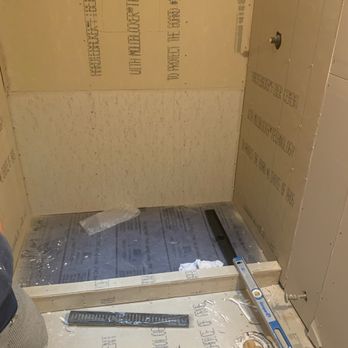 Sigma Construction Partners  - Shower in the making - General Contractors Near Me - Vienna, Virginia