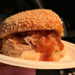 Red Rabbit Drive In - Pork bbq sandwich.