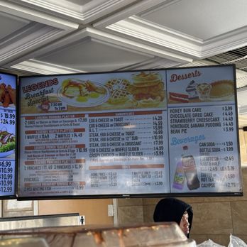 Legends Chicken & Waffles - Menu (2/9/25) - Breakfast & Brunch Near Me - Hyattsville, Maryland