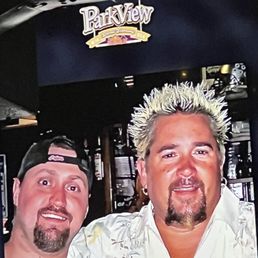 Didn't realize Guy had been here but snapped this pic of his visit from the screen! Didn't realize Guy had been here but snapped this pic of his visit from the screen!