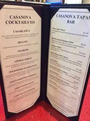 Menu photo 8 Casanova Las Vegas, NV Menu photo 8 Casanova Las Vegas, NV