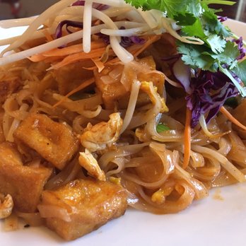 Jasmine Thai Cusine - Pad Thai with tofu, pretty big portion & the sauce is not overly sweet :) - Thai Near Me - Colton, California Jasmine Thai Cusine - Pad Thai with tofu, pretty big portion & the sauce is not overly sweet :) - Thai Near Me - Colton, California