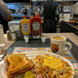 Grilled ham and cheese with loaded hash browns. Just skip the chilli and gravy Grilled ham and cheese with loaded hash browns. Just skip the chilli and gravy
