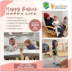 Sterling Bambini Montessori - Happy babies