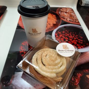 Bon Créme - Cinnamon bun & bon creme latte - Desserts Near Me - Beaverton, Oregon Bon Créme - Cinnamon bun & bon creme latte - Desserts Near Me - Beaverton, Oregon