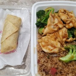 Chop Stix - Local Garth Rd. Chinese Takout - Chop Stix doesnt disappoint! Chicken w/Brocoli, Fried Rice, Eggroll