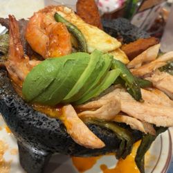 Nayarit Restaurant - Ordered molcajete mix and it definitely did not disappoint. Over all great experience amazing customer service.