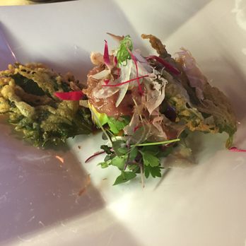 Kyosho - Tuna tartare with tempura shiso leaves - Japanese Near Me - Menlo Park, California