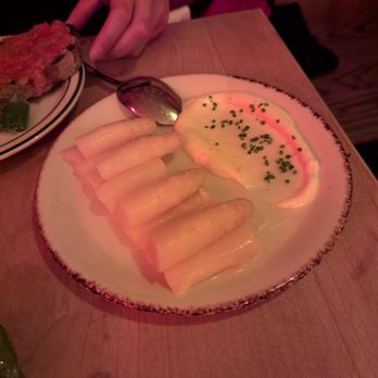 Bar Isabel - White Asparagus with Saffron Aioli - must get - Spanish Near Me - Toronto, Ontario