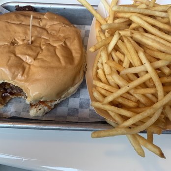 Shake Shake Shake - large French Fries with Fair Burger - Burgers Near Me - Tacoma, Washington Shake Shake Shake - large French Fries with Fair Burger - Burgers Near Me - Tacoma, Washington
