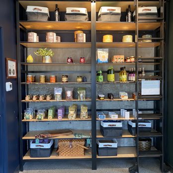 The Mouse Hole Cheese Shop - shelves of cheese and other items - Cheese Shops Near Me - Albuquerque, New Mexico