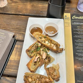 Caribbean Jerk Palace - Jerk chicken egg rolls - Caribbean Near Me - Houston, Texas Caribbean Jerk Palace - Jerk chicken egg rolls - Caribbean Near Me - Houston, Texas