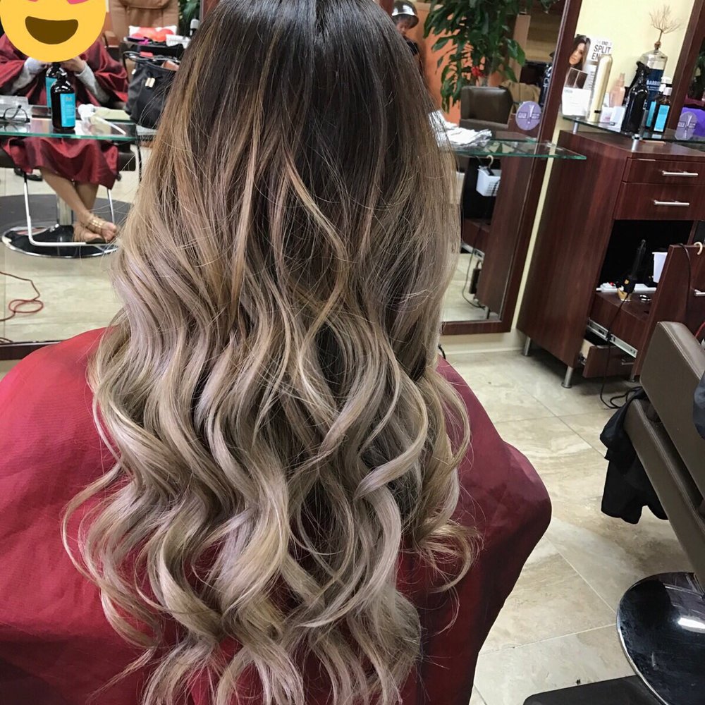 Sunshine Salon - Ash blonde ombre by Diane! (After) - Hair Salons Near Me - Carson, California Sunshine Salon - Ash blonde ombre by Diane! (After) - Hair Salons Near Me - Carson, California
