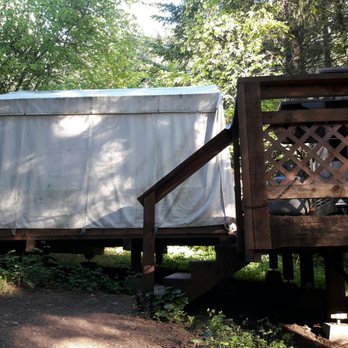 Camp Dakota - Side view of cabin tent 50 - Paintball Near Me - Scotts Mills, Oregon Camp Dakota - Side view of cabin tent 50 - Paintball Near Me - Scotts Mills, Oregon