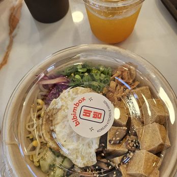 Bibimbox Korean Kitchen & Wings - Bibimbop with fried tofu - Korean Near Me - Jacksonville, Florida
