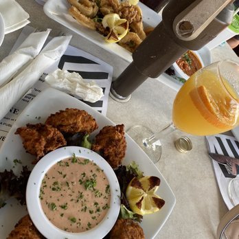 The Dune Deck Cafe - Conch fritters and calamari - Breakfast & Brunch Near Me - Lantana, Florida