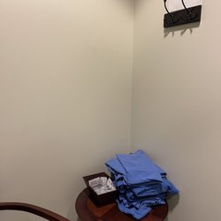 Elizabeth Jekot Breast Imaging Center - Dressing room with gowns to change into
