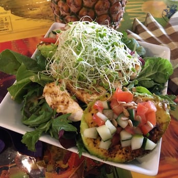 Makani's Magic Pineapple Shack - Flyin avo bowl! Healthy&yummy salad! - Juice Bars & Smoothies Near Me - Hilo, Hawaii