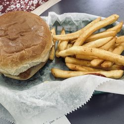 Tudor's Biscuit World - Chicken sandwich & fries