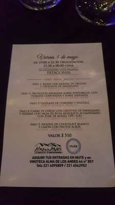 Menu photo 1 Mute La Plata, C Menu photo 1 Mute La Plata, C