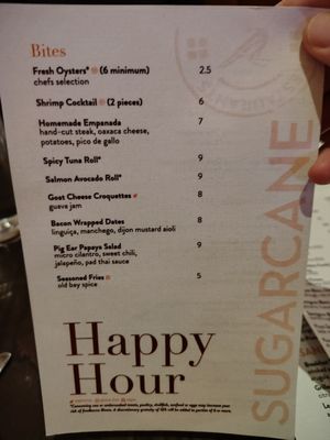 Menu photo 1 Sugarcane Las Vegas, NV Menu photo 1 Sugarcane Las Vegas, NV