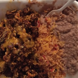 Sopes Combo Plate with Beans and Rice