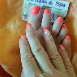 Fabulous Mani-Pedi at J's Nails   My experience was both enjoyable and relaxing. I highly recommend J's Nails & Spa  951-658-1091 Karen
