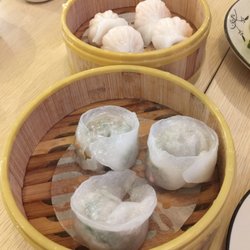 Golden Island - Haw gow and coriander dumplings