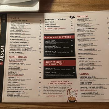 AlleyCat - Menu - Sushi Bars Near Me - Boca Raton, Florida AlleyCat - Menu - Sushi Bars Near Me - Boca Raton, Florida